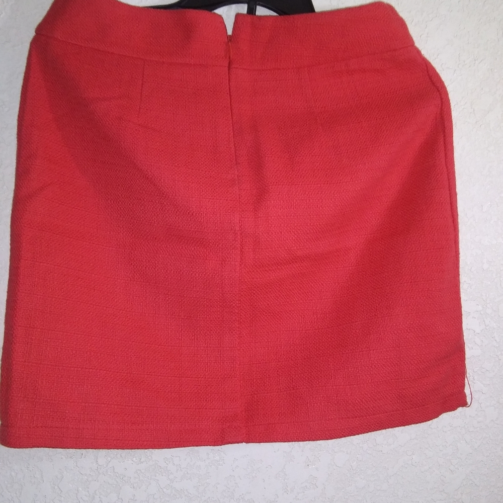 NWOT, Mossimo, mini orange skirt, 4